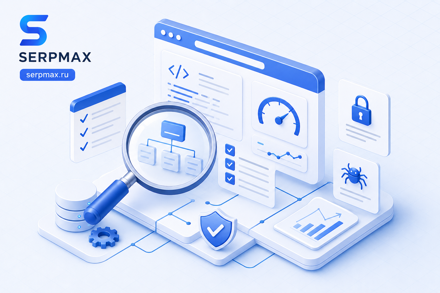 Процесс технического SEO-аудита сайта с помощью онлайн-инструмента SerpMax