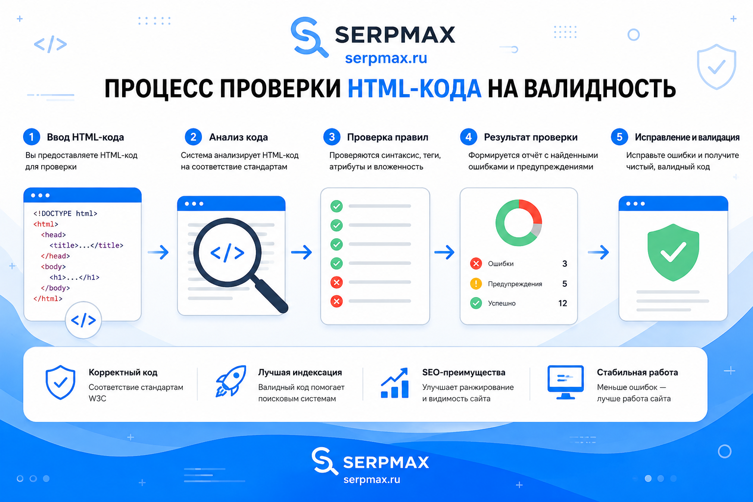 Процесс проверки HTML-кода на валидность