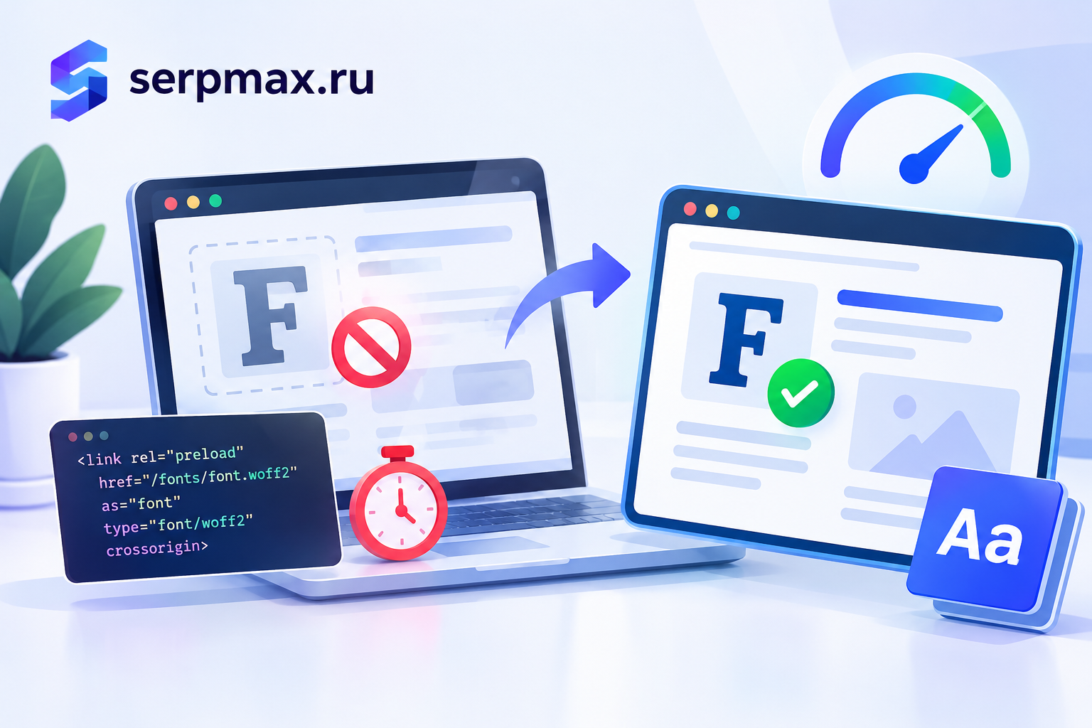 Шрифты блокируют рендер: как исправить