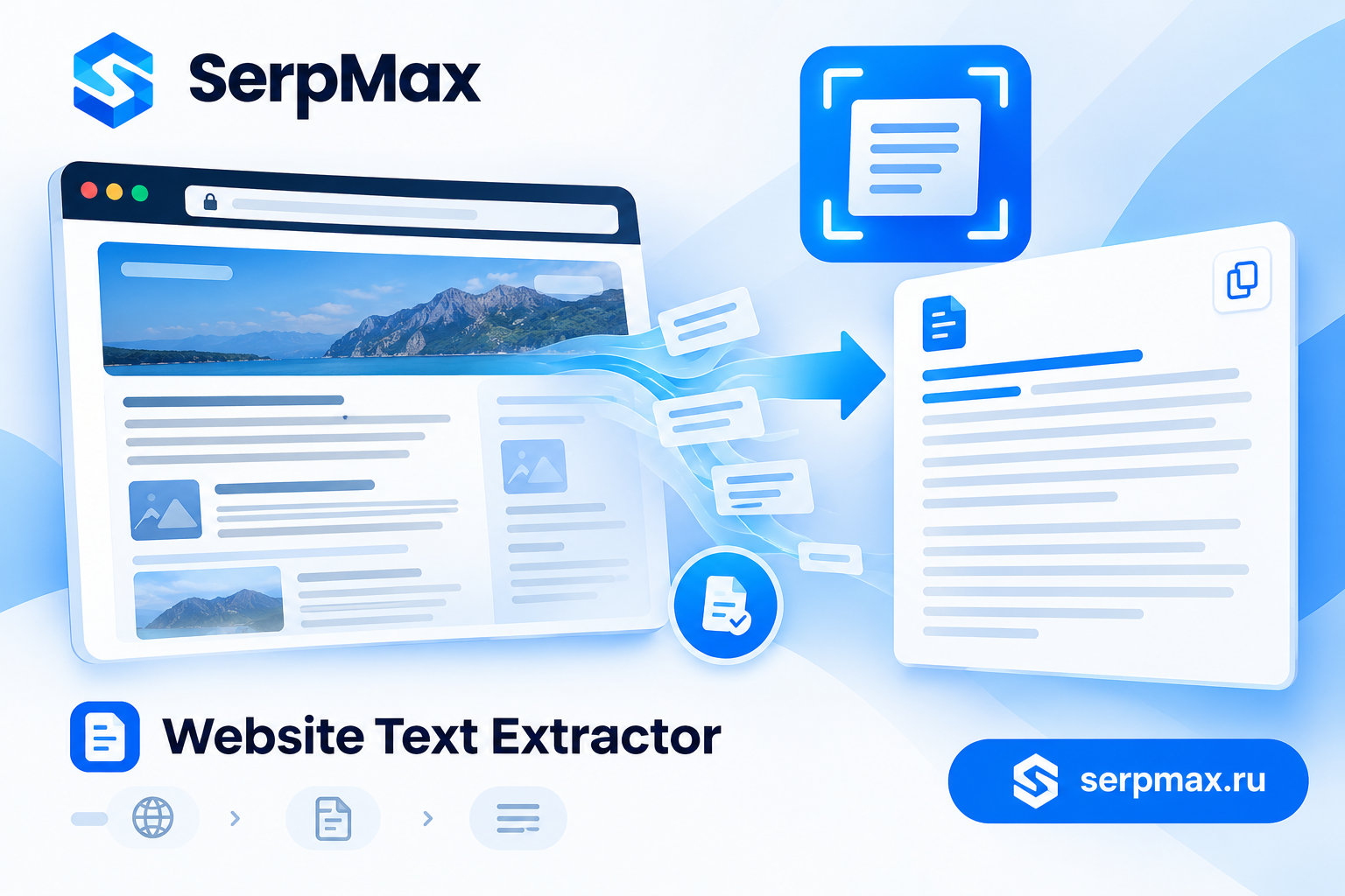 Website Text Extractor: извлечение текста со страницы